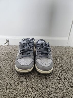 Nike Gray Suede Low-Top Sneakers